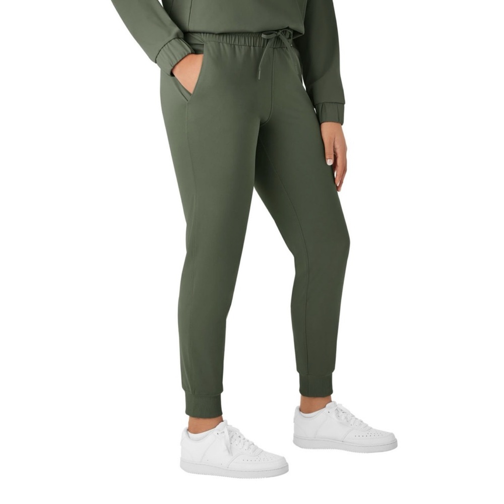 2 Pair NWOT Travel Joggers by Members Mark- Gray and Green- Size Small - Picture 2 of 10